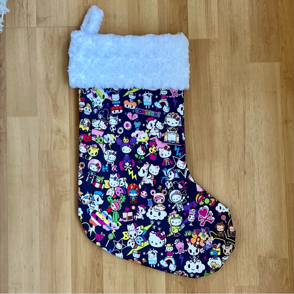 Custom made JuJuBe Stocking featuring Tokidoki & Sanrio print Dreamworld